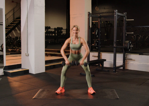 Sumo Squat with Upright Row